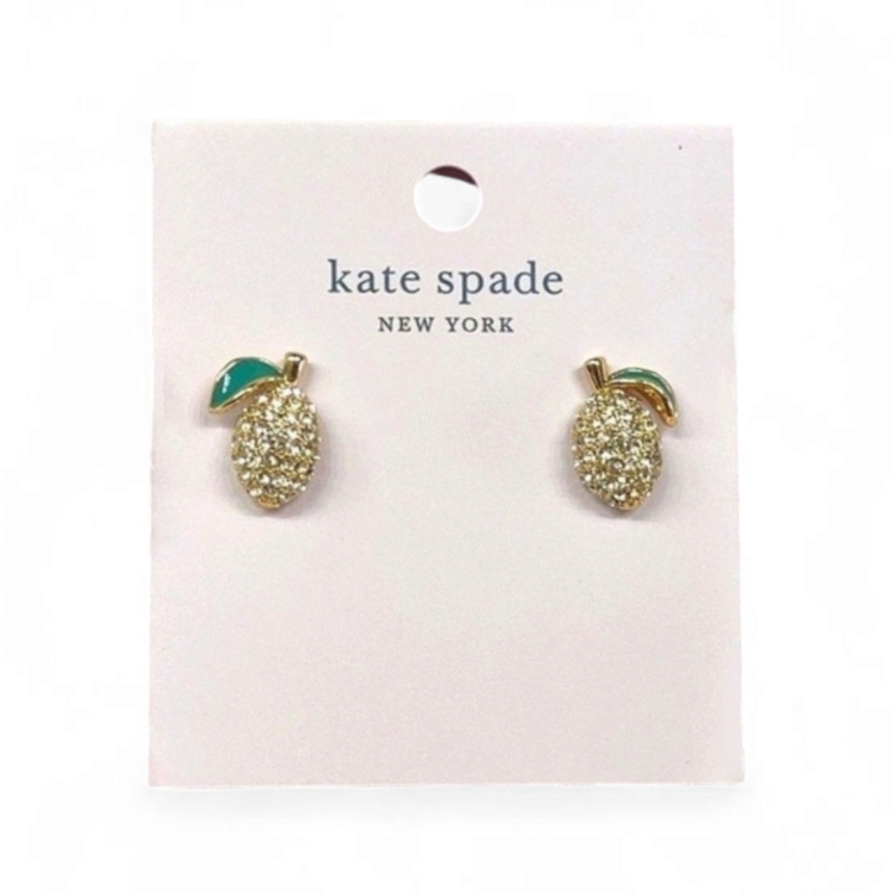 Kate Spade New York Picnic Perfect Lemon Stud Earrings